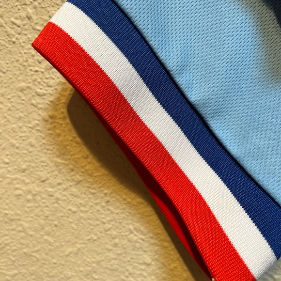 MLB Texas Rangers Blue Jersey Fox Southwest #5 Napoli Sz M - Picture 5 of 5